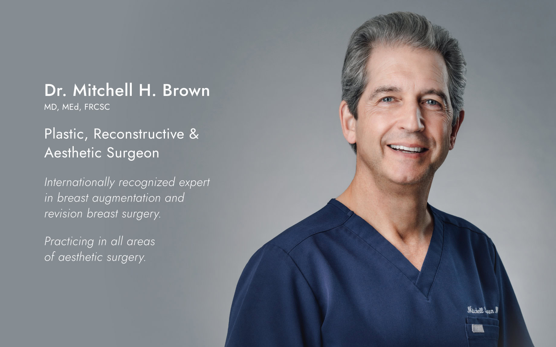About Dr. Brown – Toronto Plastic Surgery
