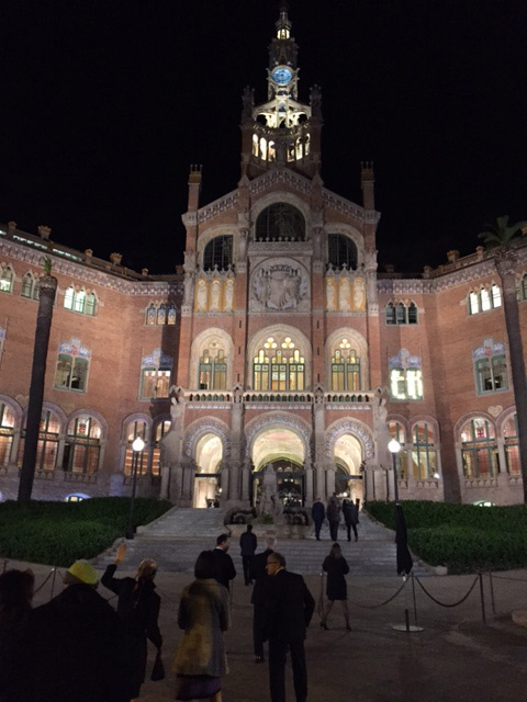 Hospital de Sant Pau, meeting headquarters in Barcelona. Hospital built originally in 1401.