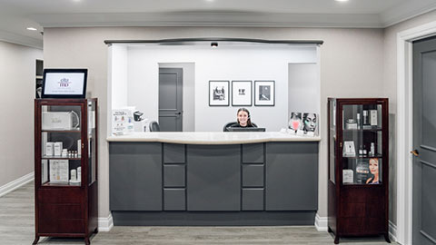 Toronto Plastic Surgery reception area